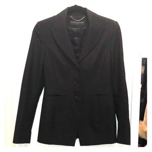 Black wool blazer